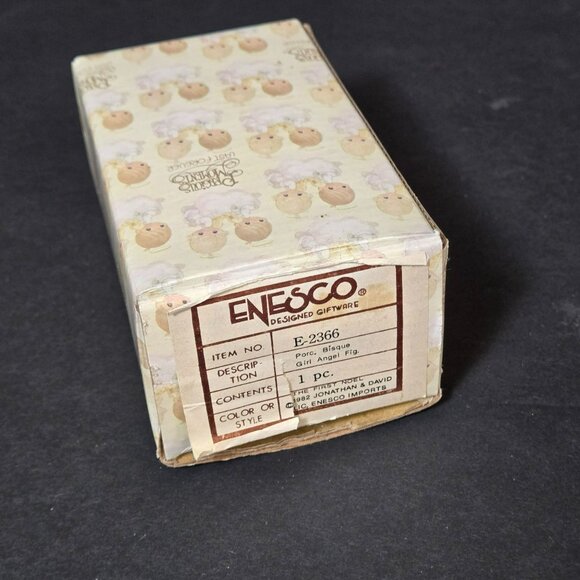 Precious Moments Jonathan & David 1982 The First Noel Porcelain Angel Figurine - Picture 9 of 10